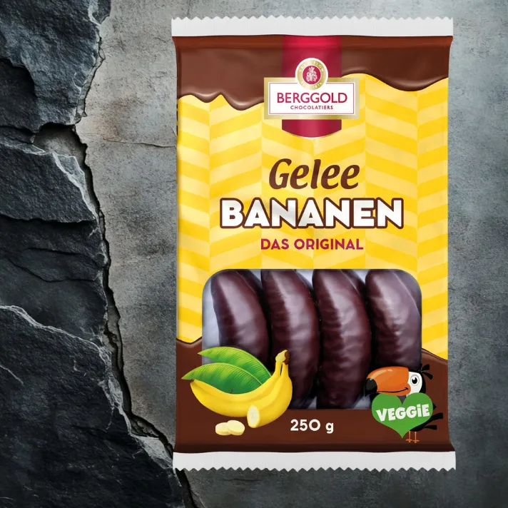 Berggold Jelly Bananas 250g /galaretki bananowe/