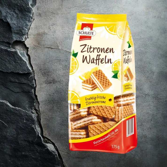 Schulte Zitronen Waffeln 175g /wafle cytrynowe/