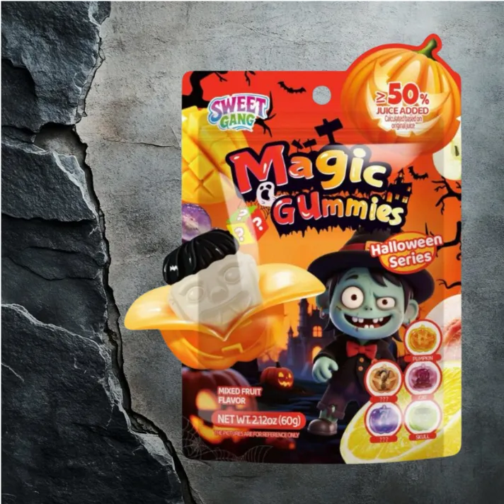 Sweet Gang Magic Gummies Halloween Żelki do obierania owocowe 60g
