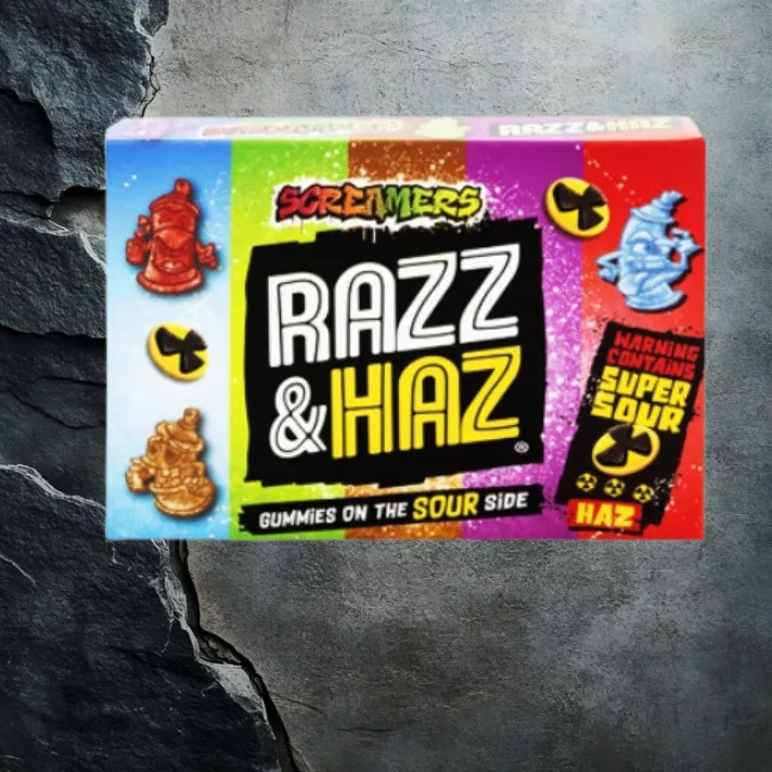 Screamers Razz & Haz Gummies 100 g